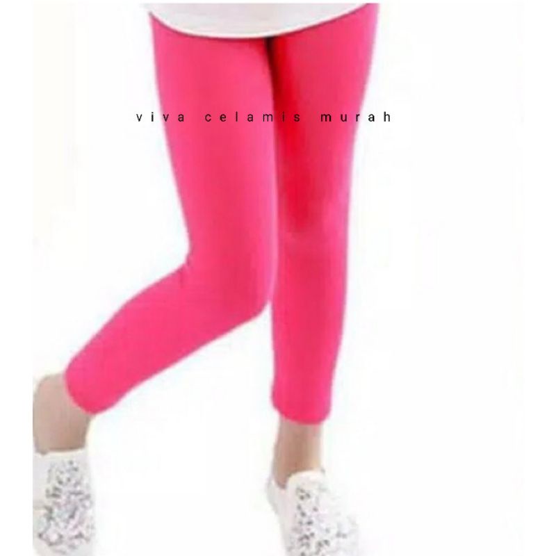 Legging Anak Usia 5-10 TAHUN- Legging Spandex Tebal Adem Nyaman Dipakai- Legging Murah