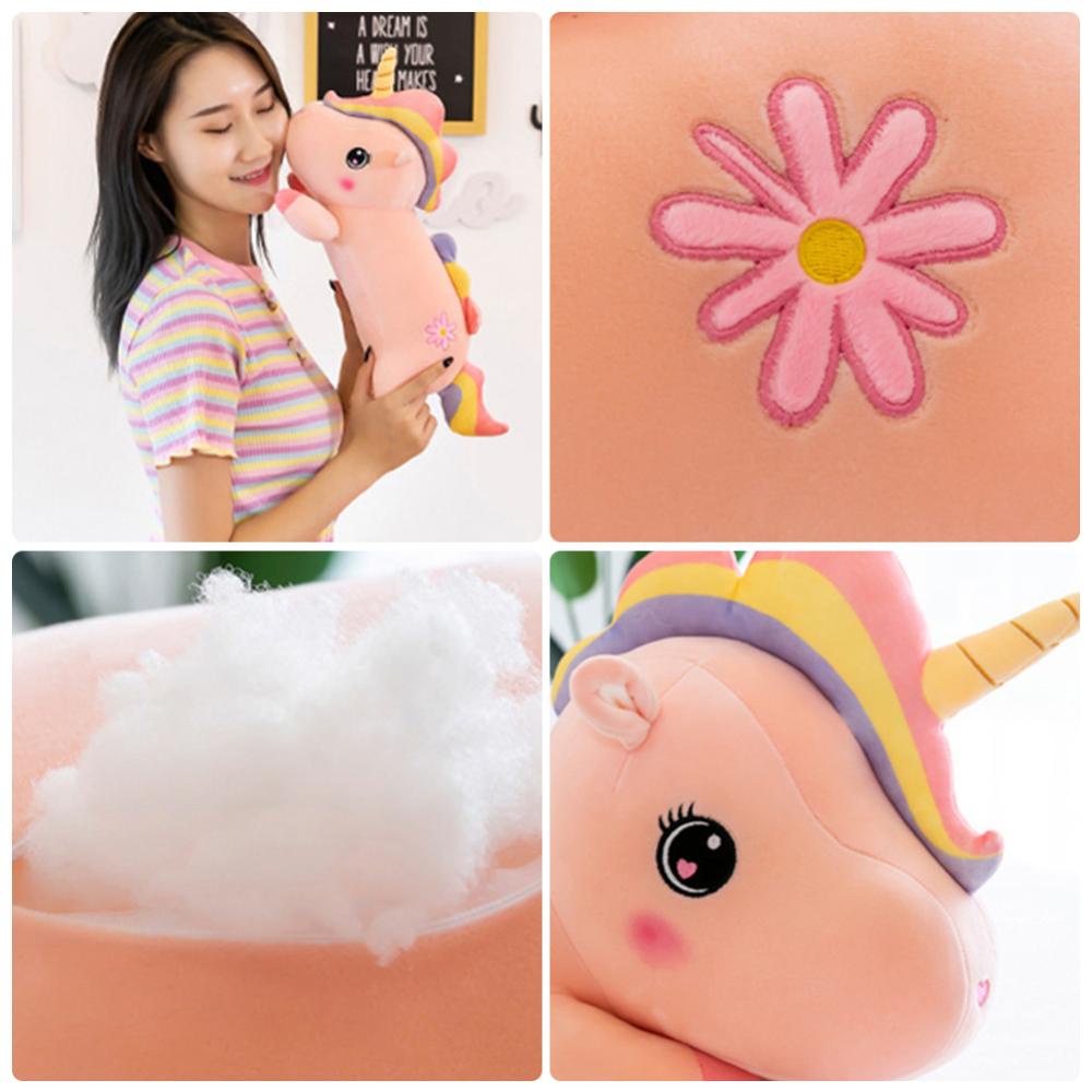 Timekey Mainan Boneka Stuffed Plush Unicorn 40cm Untuk Hadiah Natal / Ulang Tahun Anak Perempuan S7X7