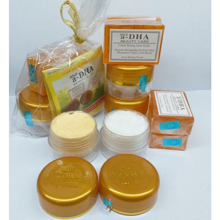 PAKET a-DHA GOLD BEAUTY CARE  HOLO MDS ORIGINAL