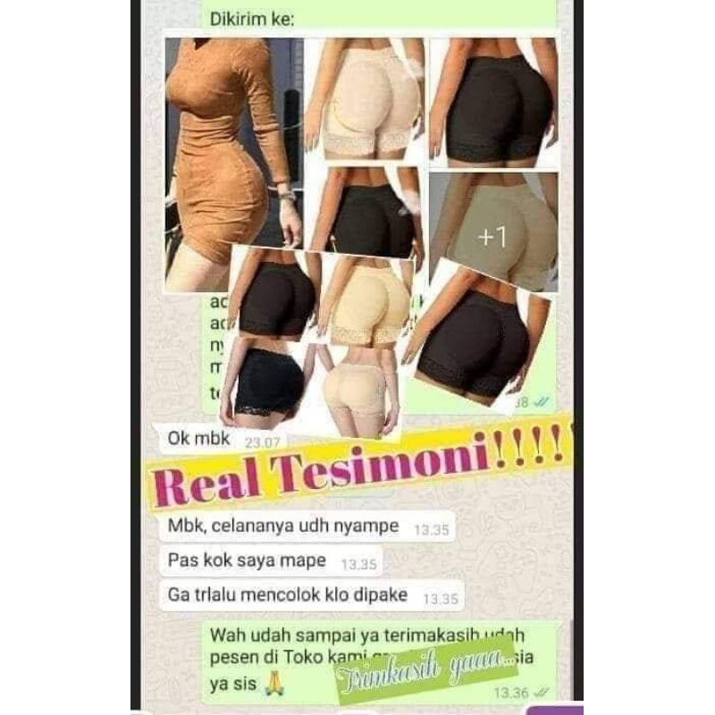 spon busa celana pendek strait ganda kualitas impor tambah montok dan seksi