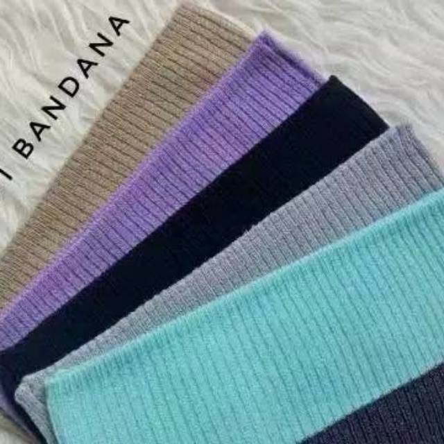 Bandana Rajut Annisa Premium Two Tone Inner bandana Annisa PART 1