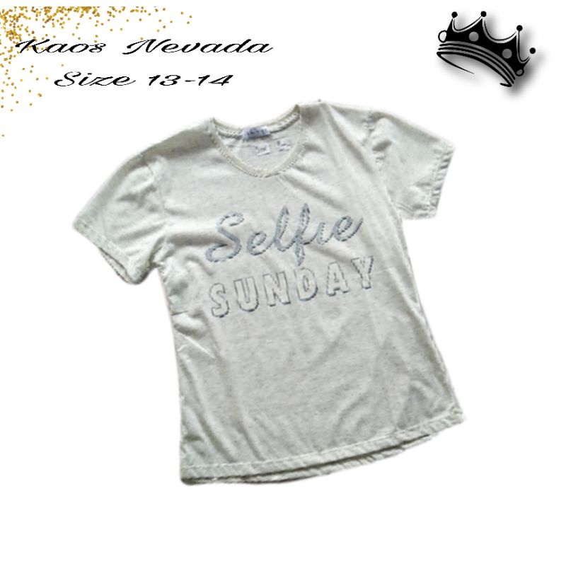 Kaos Nevada Anak Perempuan