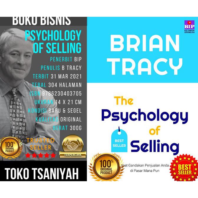 

Buku Marketing Pemasaran Psychology Of Selling Brian Tracy Bisnis