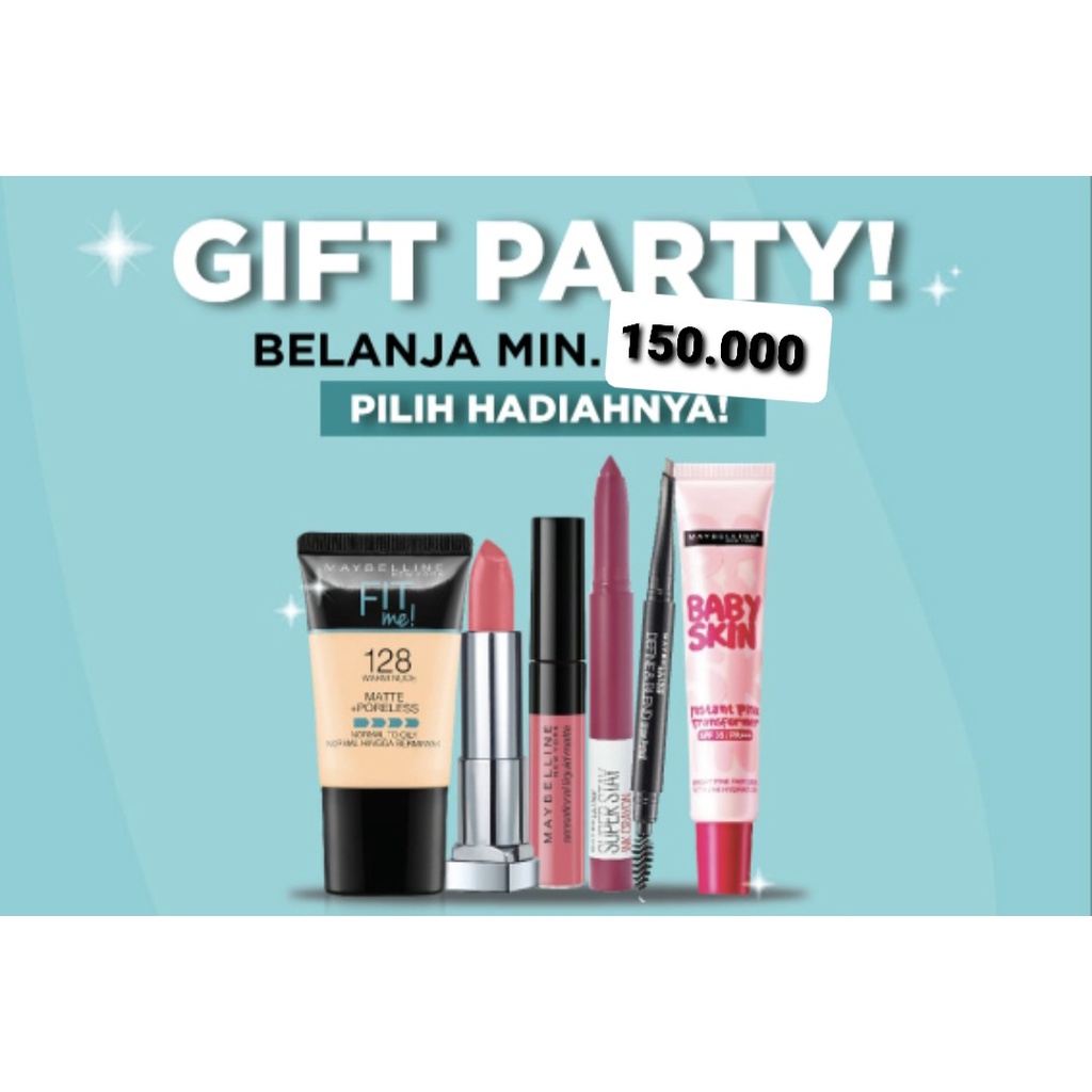 FREE PRODUK MAYBELLINE ( RANDOM )