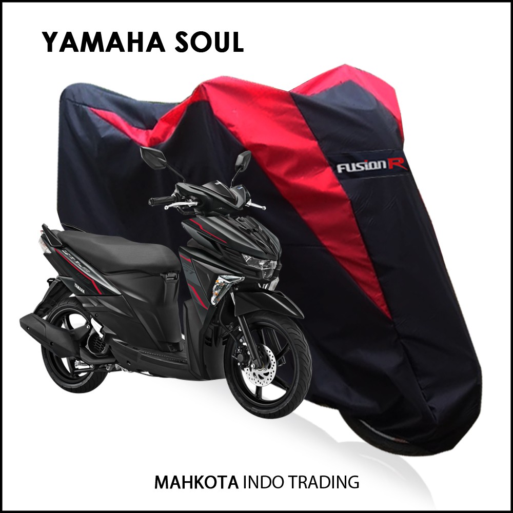 Sarung Motor Warna YAMAHA SOUL Waterproof / Penutup Motor Warna SOUL / Cover Motor Merek FUSION R