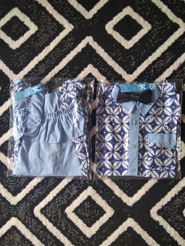 Baju Kemeja Seri Agra Hem Batik Anak  6 Bulan 1 2 3 4 5 6 7 8 9 10 11 12 Tahun Keneshkids