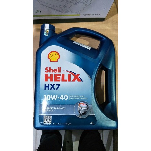 Oli Shell Helix HX7 10W-40 (4Lt) ASLI
