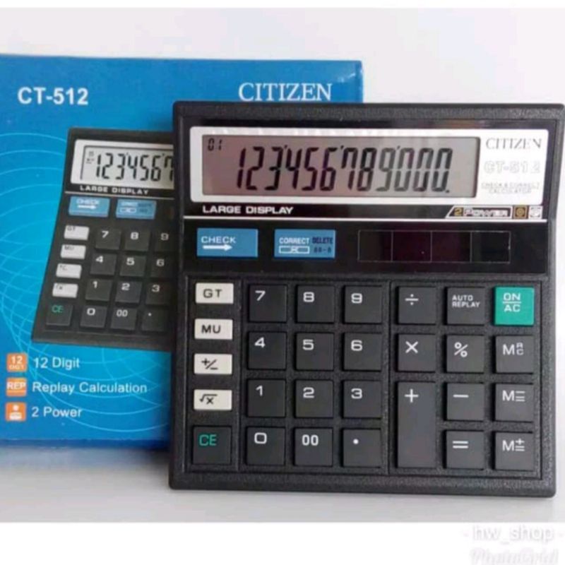 

Kalkulator Citizen CT-512 ori 12digit