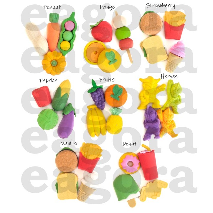 

Penghapus Fruit And Food Eraser Lucu Buah Buahan Dan Makanan