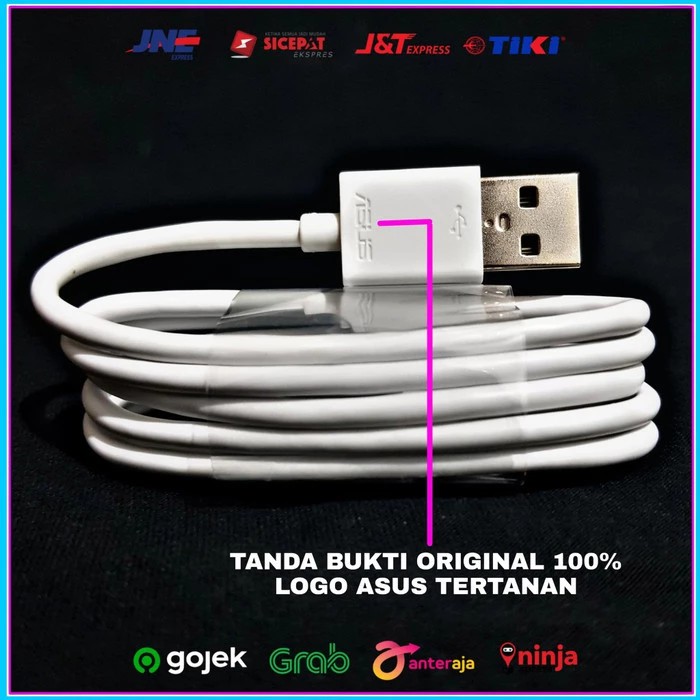 Kabel Data Asus Zenfone 4 4 Selfie 4 Max 4s 3 Live ORIGINAL 100% 2A Putih