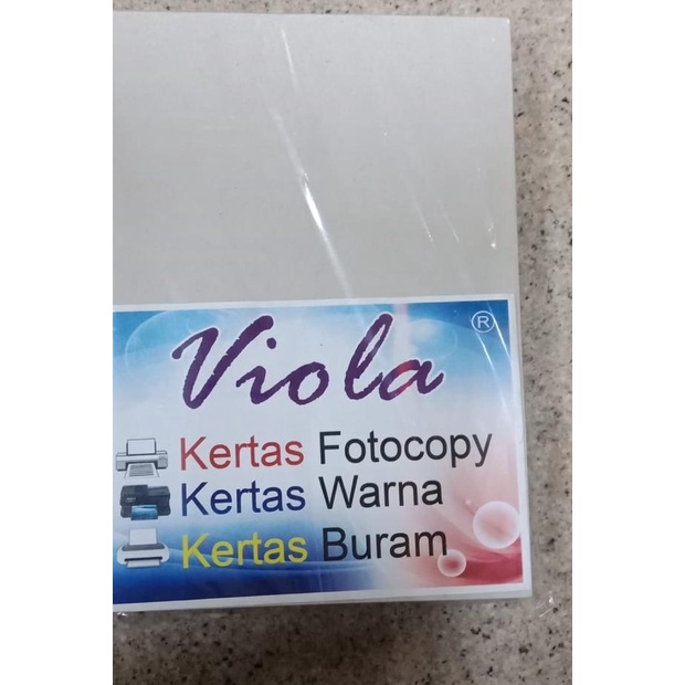 

♦ Kertas Buram Ukuran A4 Viola ☝