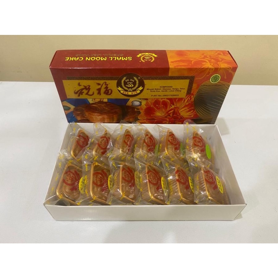Kue Bulan Merk SIE SIN Special LienYung Isi 12 pcs Kecil Mooncake
