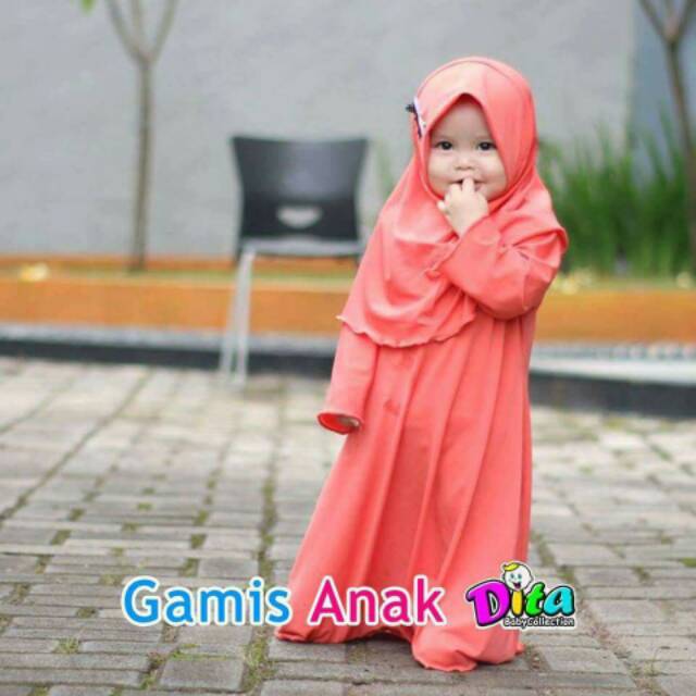 Stelan Gamis Naura Gamis Lucu murah gamis anak