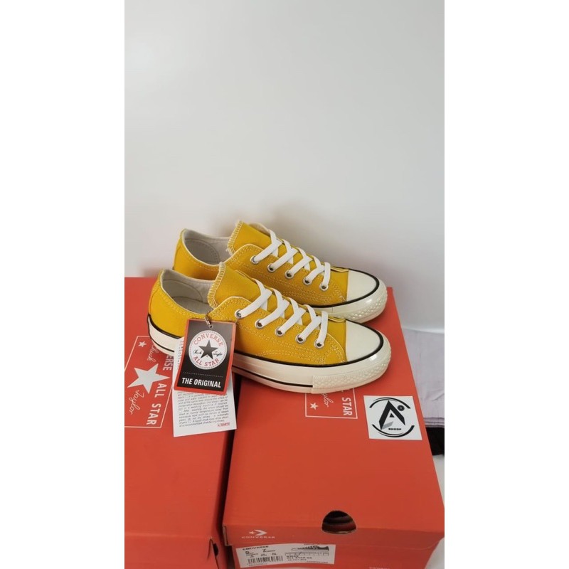 TERBARU!!!(BISA COD) HARGA GROSIR JUAL ECER SEPATU SNEAKER CONVERSE ALSTAR 70s ox OFF WHITE GLOSSY