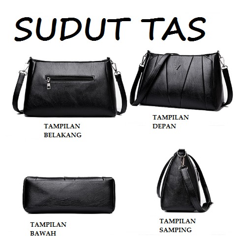 TAS SELEMPANG WANITA Sling Bag Slempang Murah Bahan Import Grosir COD Clutch Shoulder Azgalery T174
