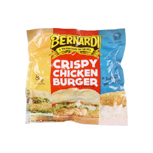 

BERNARDI CRISPY CHICKEN BURGER 410 GRAM