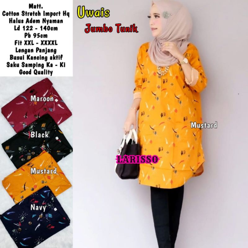 Tunik Uwais Jumbo by Larisso