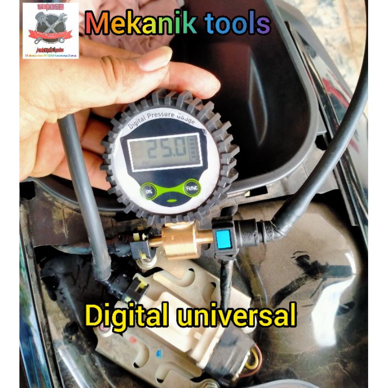 TESTER FUELPUMP DIGITAL Alat Cek Tekanan Fuelpump Universal