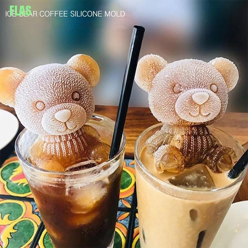 laristerus79 CATAKAN ES BEAR cetakan es beruang silicone bear cetakan silikon beruang C005