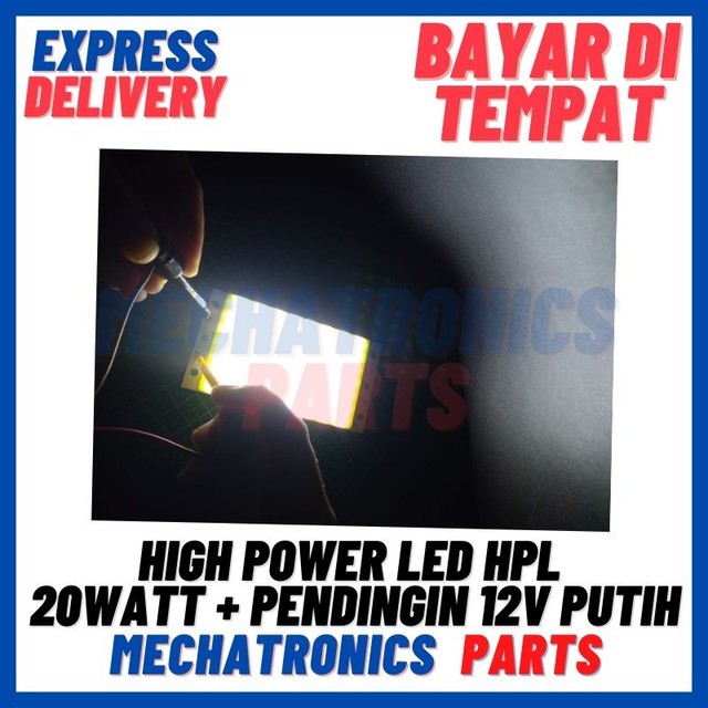[DSP-9359] HIGH POWER LED HPL 20WATT + PENDINGIN 12V PUTIH