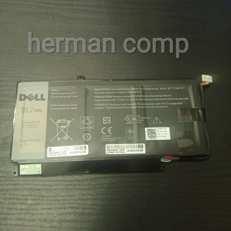 Original Baterai Dell 14-5439 Vostro 5460 5470 5560 VH748