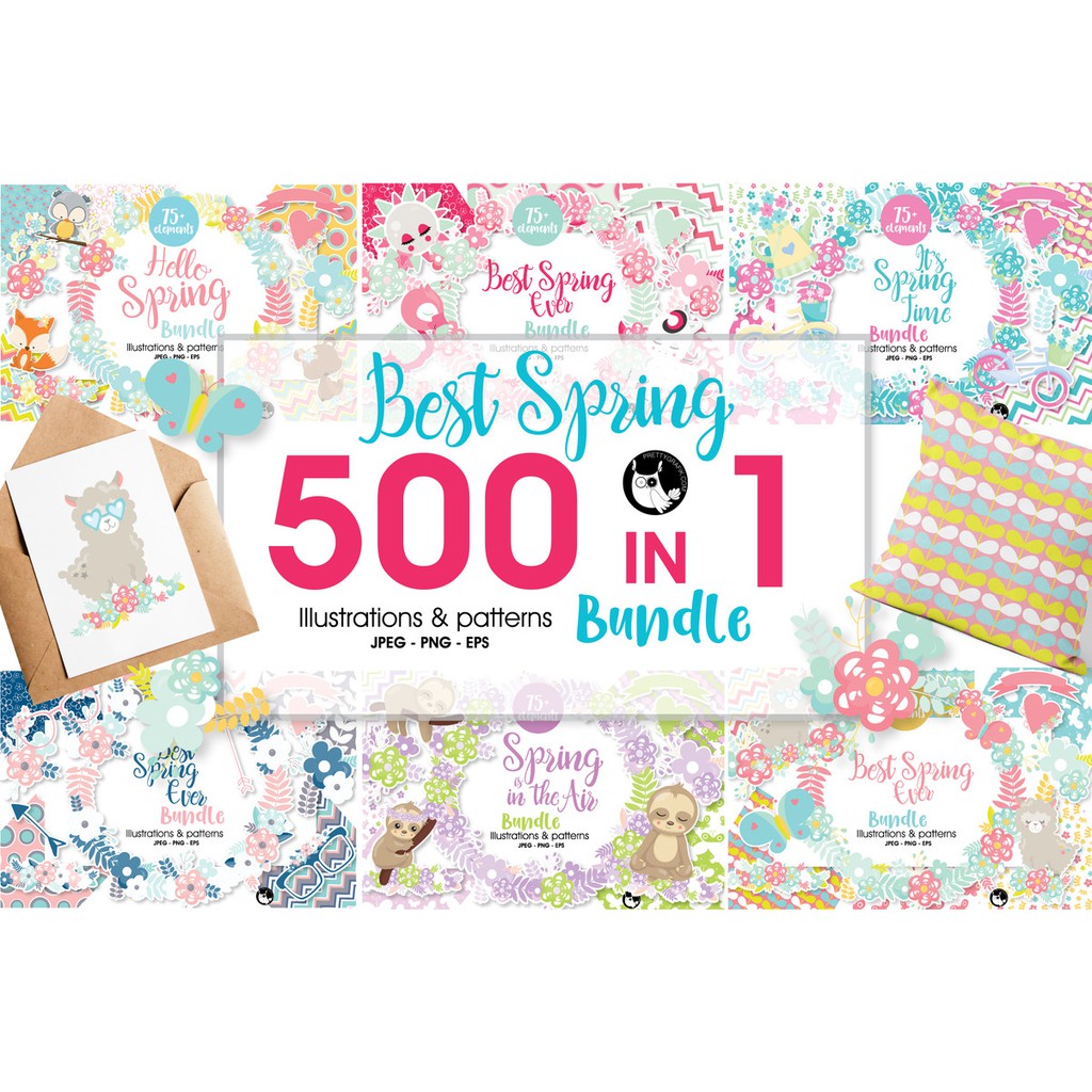 Mega Spring Bundle 500 In 1 - Vector Designs