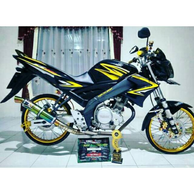 Striping Motor Variasi Yamaha Vixion Old Lama Fz 150 2008 2012 Shopee Indonesia