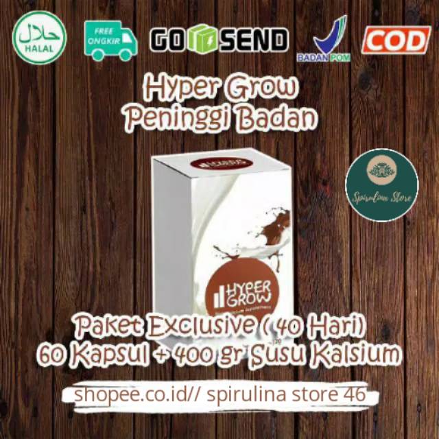 

PENINGGI BADAN SUSU HYPER GROW 100% AMPUH