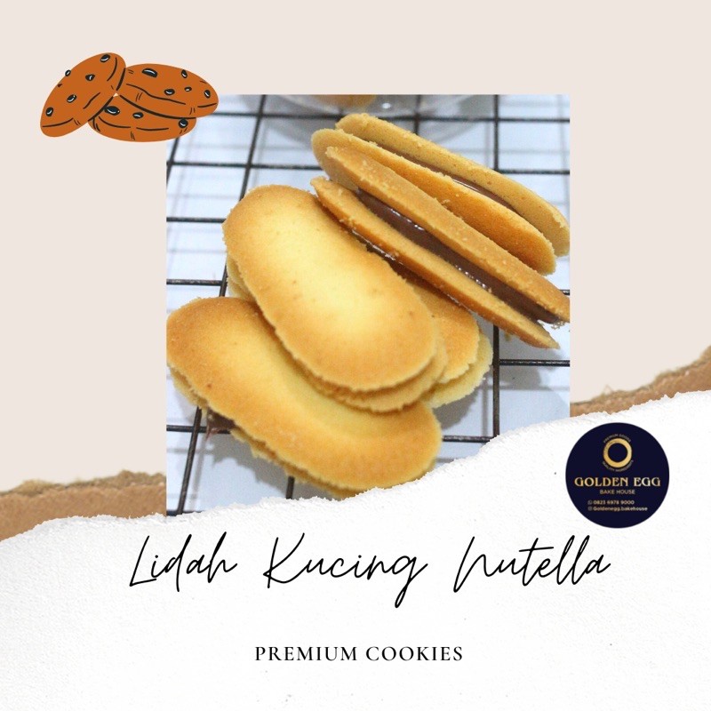 

Lidah kucing nutella / Lidah kucing original / Lidah kucing keju edam - butter wijsman wysman premium kue lebaran
