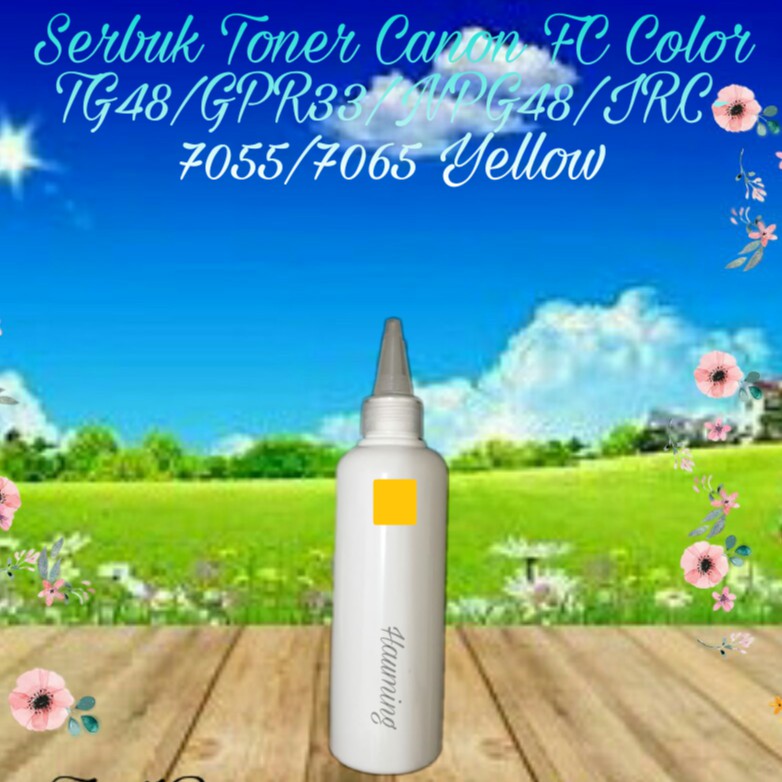 Serbuk Toner Canon NPG48 NPG 48 TG 48 C-EXV31 GPR 33 IR-C7055 C7065 C7260 C7270 Yellow 1x Isi