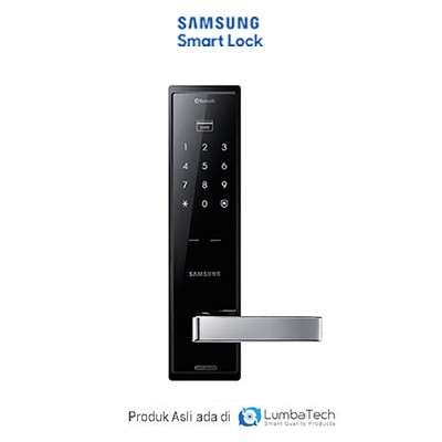 Kunci Pintu Digital - Samsung Smart Lock SHP DH 525 | PIN, Kartu, Kunci Manual & Bluetooth Apps