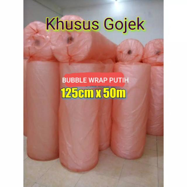 

BUBBLE WRAP ROLL 50cm x 125cm TEBAL KHUSUS GOJEK/GRAB