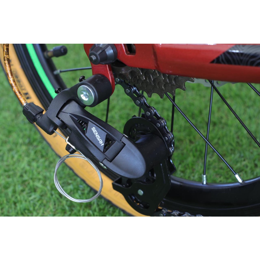 Sepeda Lipat Element  Police Folding Bike Milan 8 Speed 16 Inch Terbaru New Garansi Termurah Murah-6