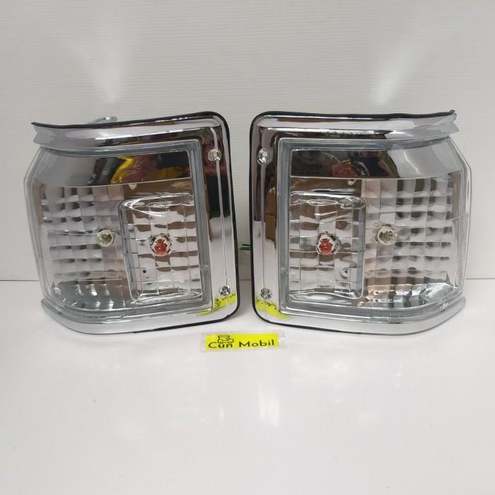 Lampu sen Kijang Grand Kristal bening DEPO harga per set