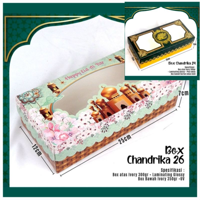 

Box kue lebaran box chandrika box cake idulfitri (5pc)