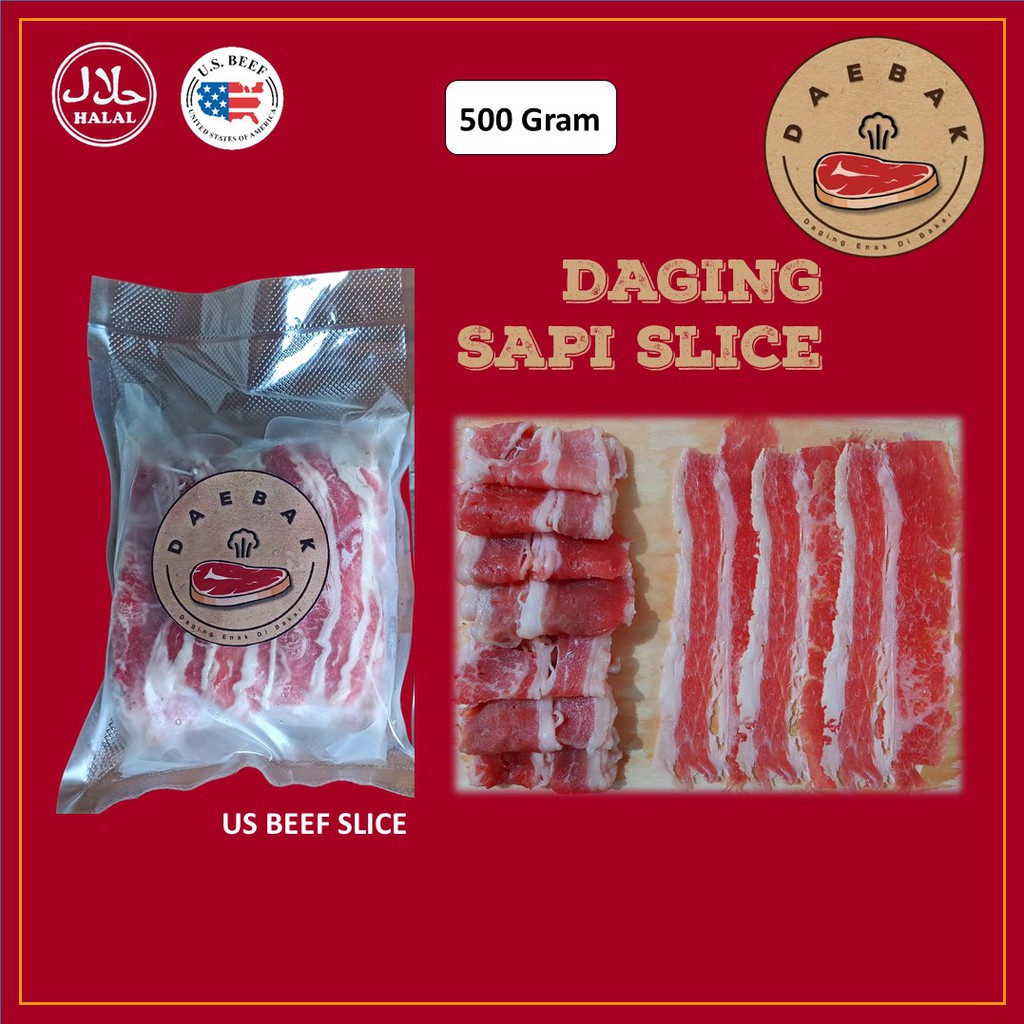 Daging Slice Daging Sapi Lapis Us Beef Slice Shortplate Polos Tanpa Bumbu 500 Gr Shopee Indonesia