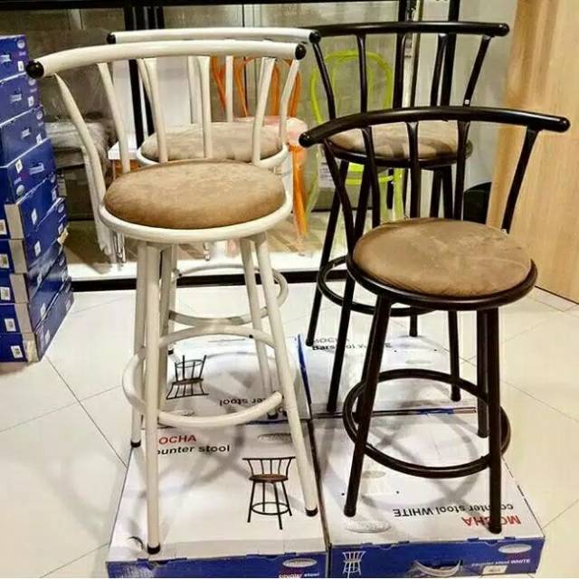 MOCHA BAR STOOL  INFORMA  MURAH KURSI  BAR KURSI  CAFE 