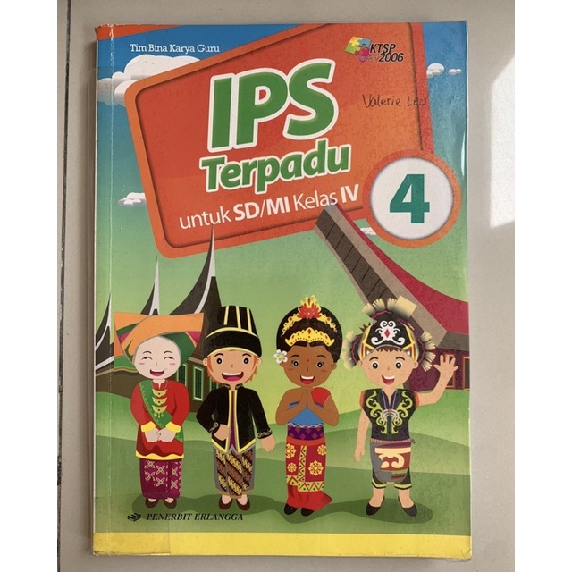 

Buku IPS terpadu untuk kelas 4 IV SD