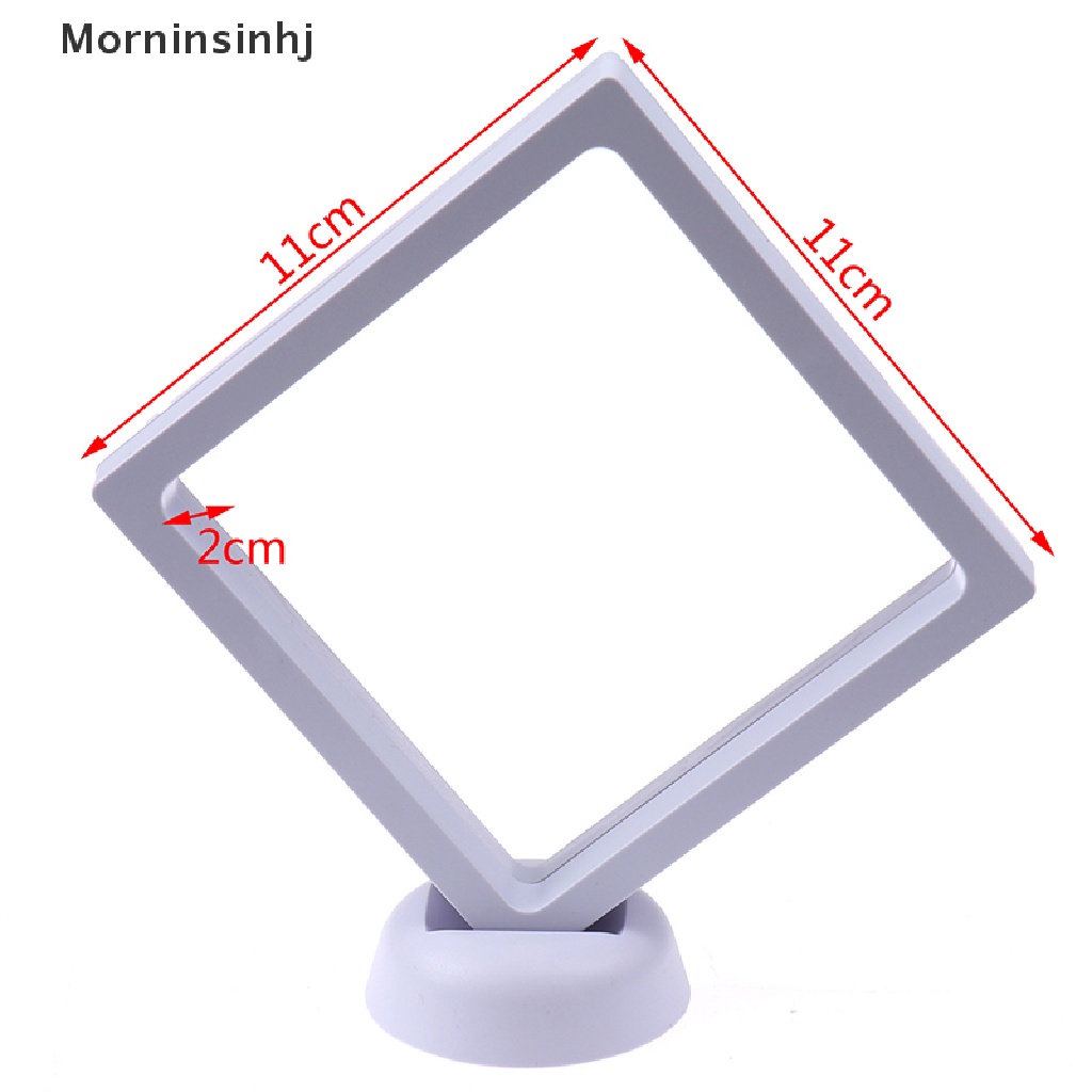 Kotak Holder Display Perhiasan Koin Bentuk Persegi 3D Dengan Stand