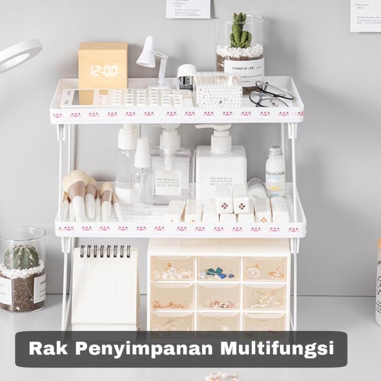 INFY - R408 Starlight Rak Meja Stationery Desktop Storage Rak Lipat Penyimpanan Buku ATK Meja Kantor