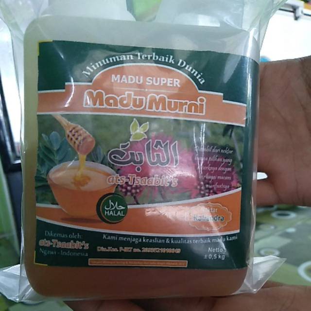 

Madu murni nektar Kaliandra 500 gr