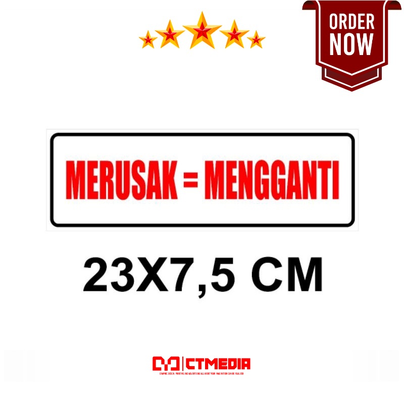

STIKER MERUSAK MENGANTI