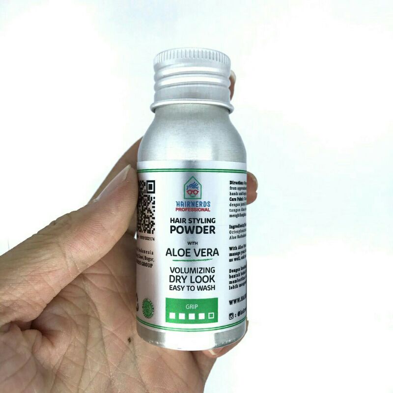 HAIRNERDS PROFESIONAL POMADE POWDER KEMASAN TERBARU ( BELI 2 SUDAH HARGA GROSIR )