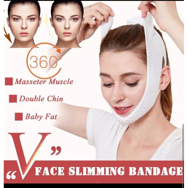 3D V SHAPE OVAL FACE LIFT SLIMMING BELT SABUK PENIRUS PIPI WAJAH PENGHILANG DOUBLE CHIN