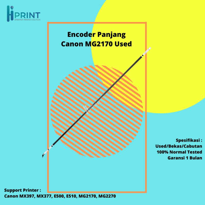 Encoder Panjang Canon MX397 MX377 E500 E510 MG2170 MG2270 Cabutan, Timing Line MX397 MX377 E500 E510