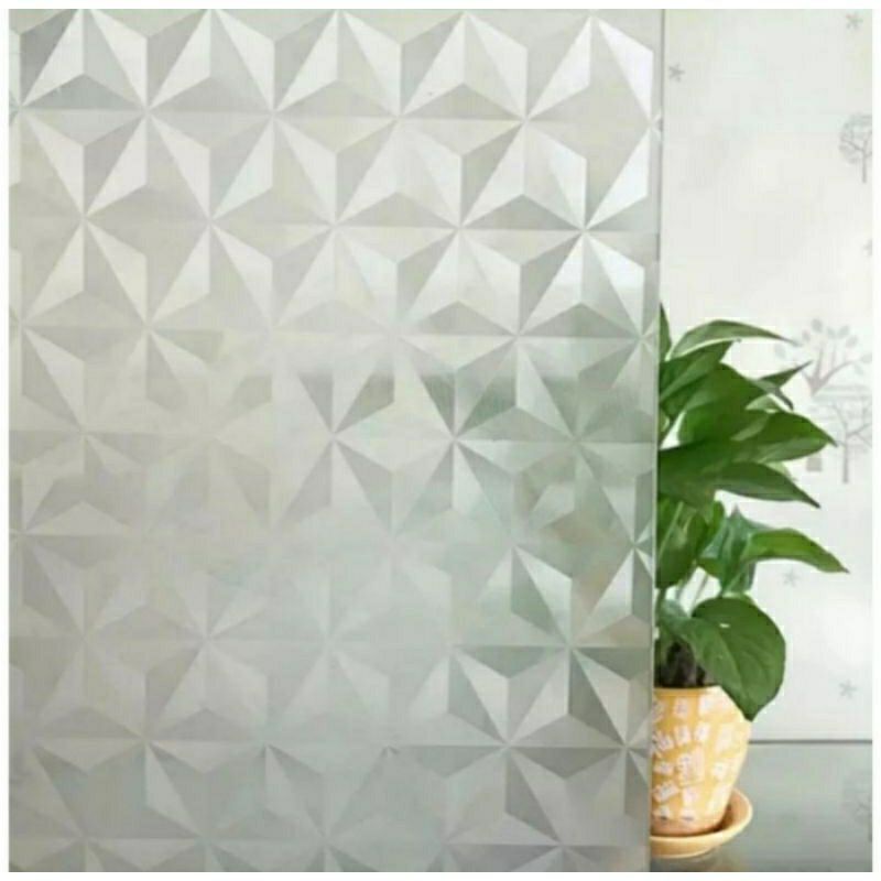 PREMIUM Stiker Kaca Jendela,Pintu Rumah Kantor Toko Motif 3D Premium /kaca film motif 3D