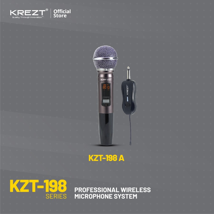 WIRELESS MICROPHONE KREZT KZT-198