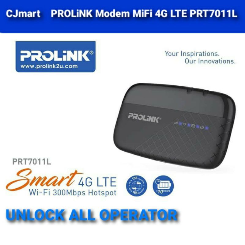 Modem Mifi PROLiNK PRT7011L 4G LTE UNLOCK ALL OPERATOR