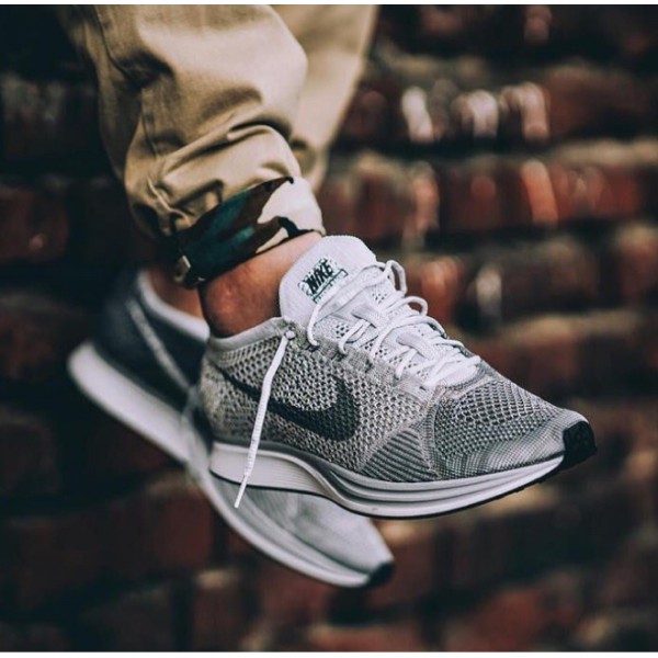 flyknit racer pure platinum