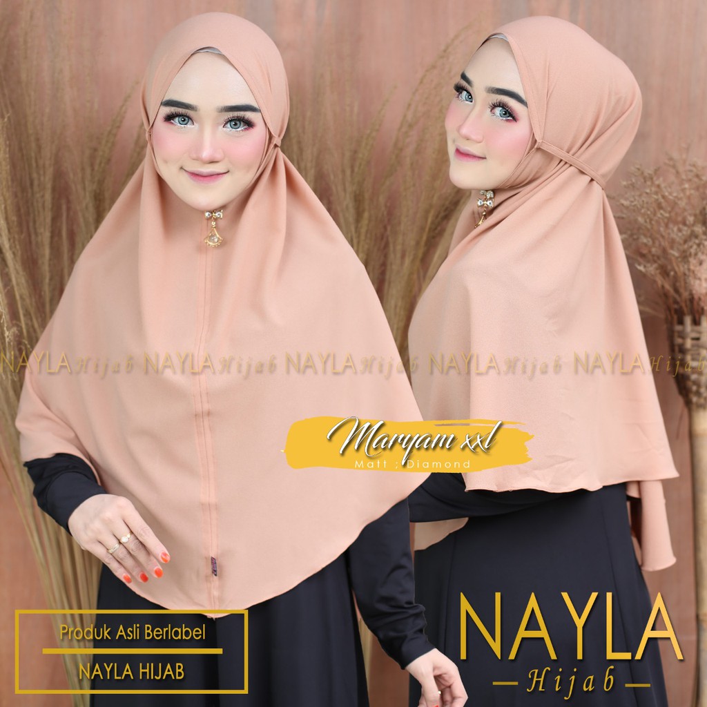BERGO MARYAM JUMBO XXL/HIJAB SIMPLE ORIGINAL NAYLA HIJAB-COKSU